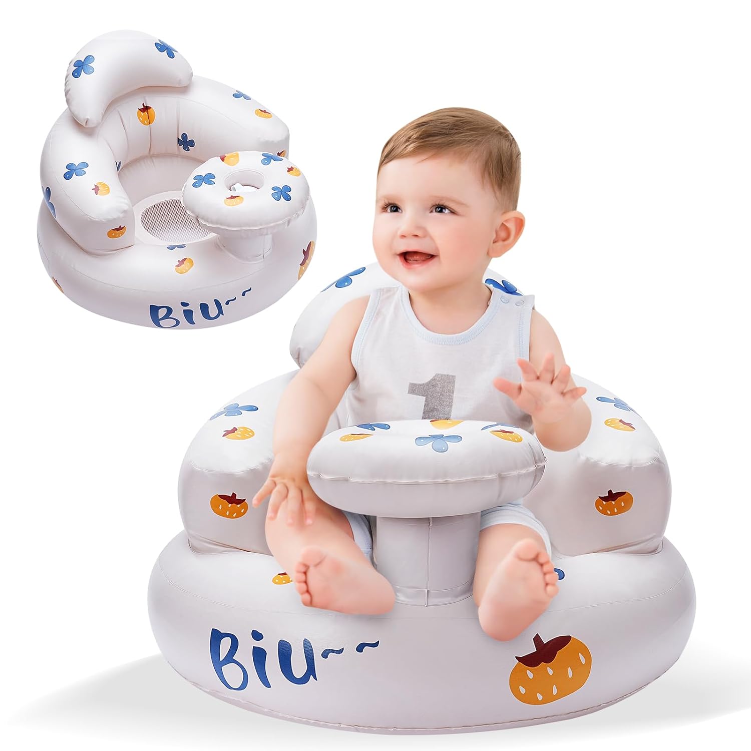 LINGSFIRE Inflatable Baby Seat - Sit Up Anywhere!