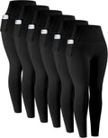 Leggings with Pockets for Women - High Waisted Tummy (Style RQ78)
