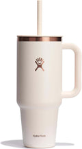 Hydro Flask 40 Oz Travel Tumbler with Handle - Insulated Rose Gold