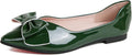 Flats Shoes Women Comfortable Leather Pointed Toe Flats - Dressy