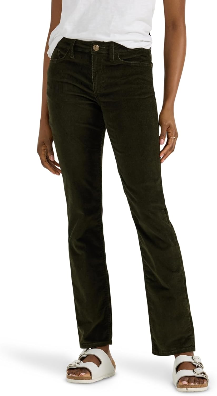 Lee Womens Legendary Mid Rise Straight Leg Jean for Comfort