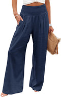 Angerella Womens Elastic High Waisted Palazzo Pants (Style R2FW)