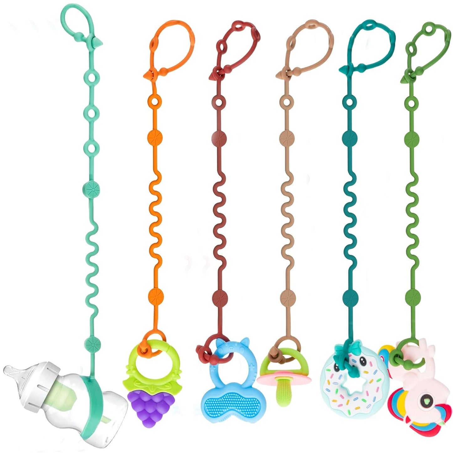 Secure Baby Toys On-the-Go with LittleHugs! (6-Pack)