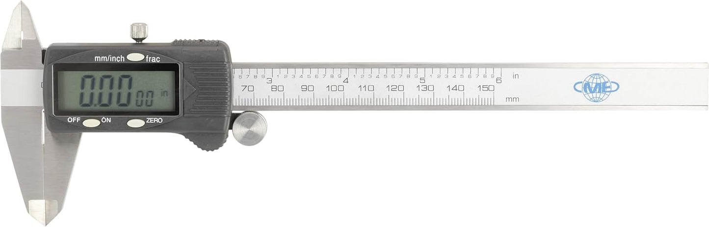 CME Digital Calipers with Fractional Display for Precision Measuring