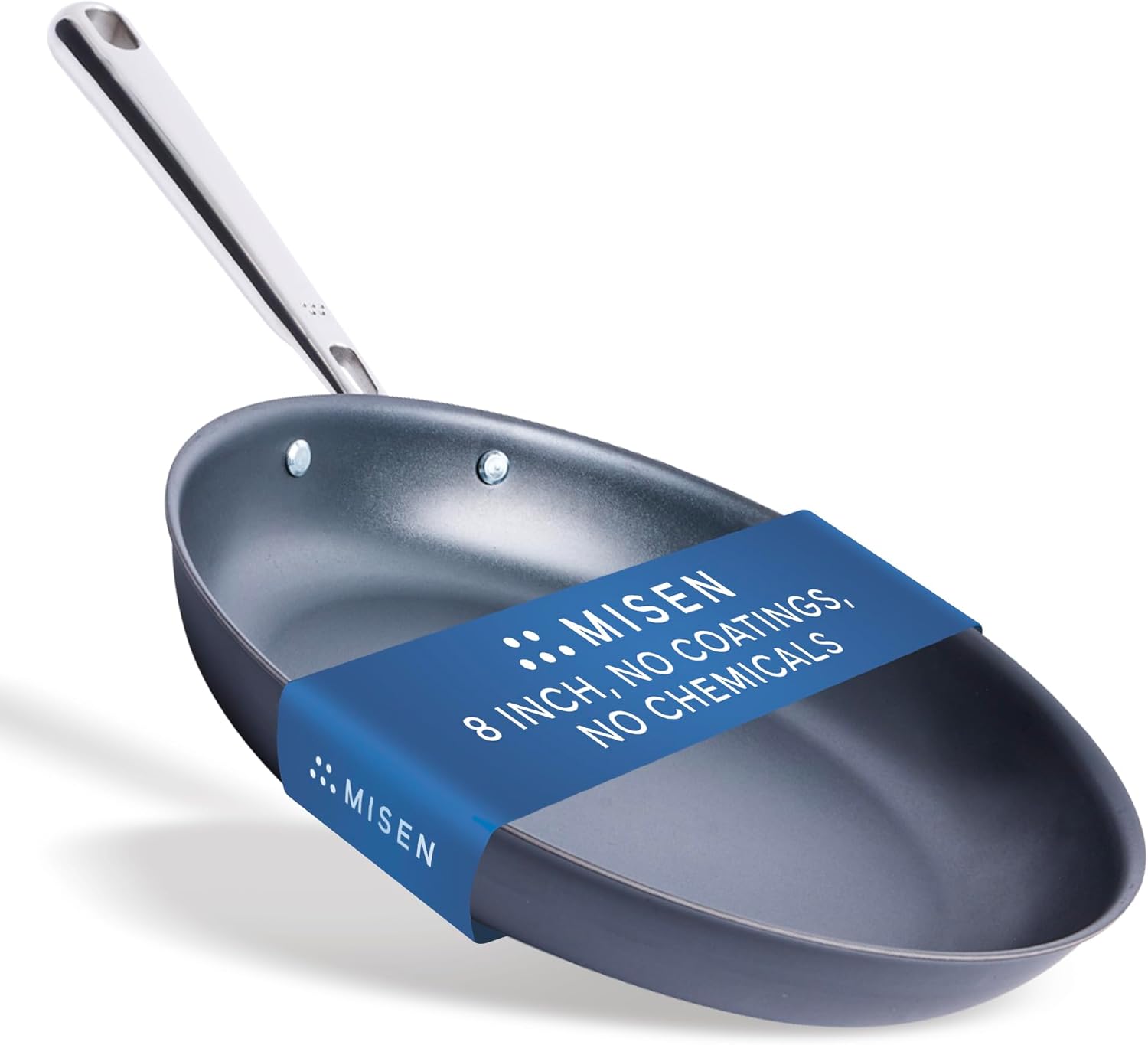 Misen Carbon Nonstick Frying Pan - 8 Inch Ultra-Durable Cookware
