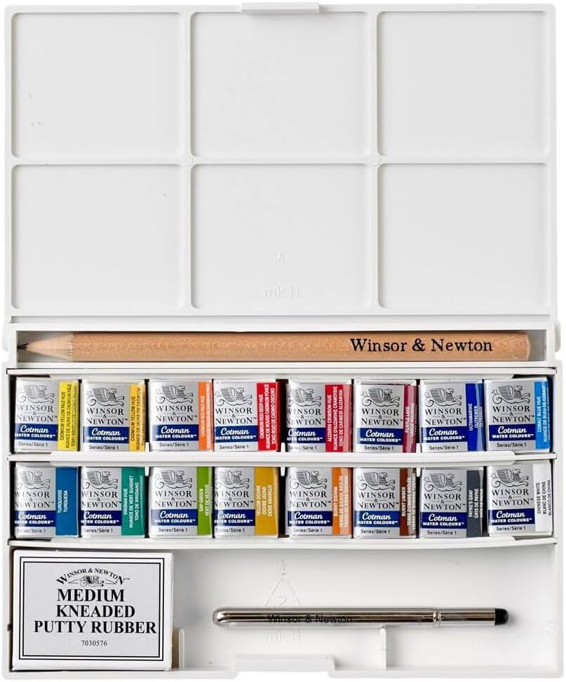 Winsor & Newton Cotman Watercolor Paint Set for Artists
