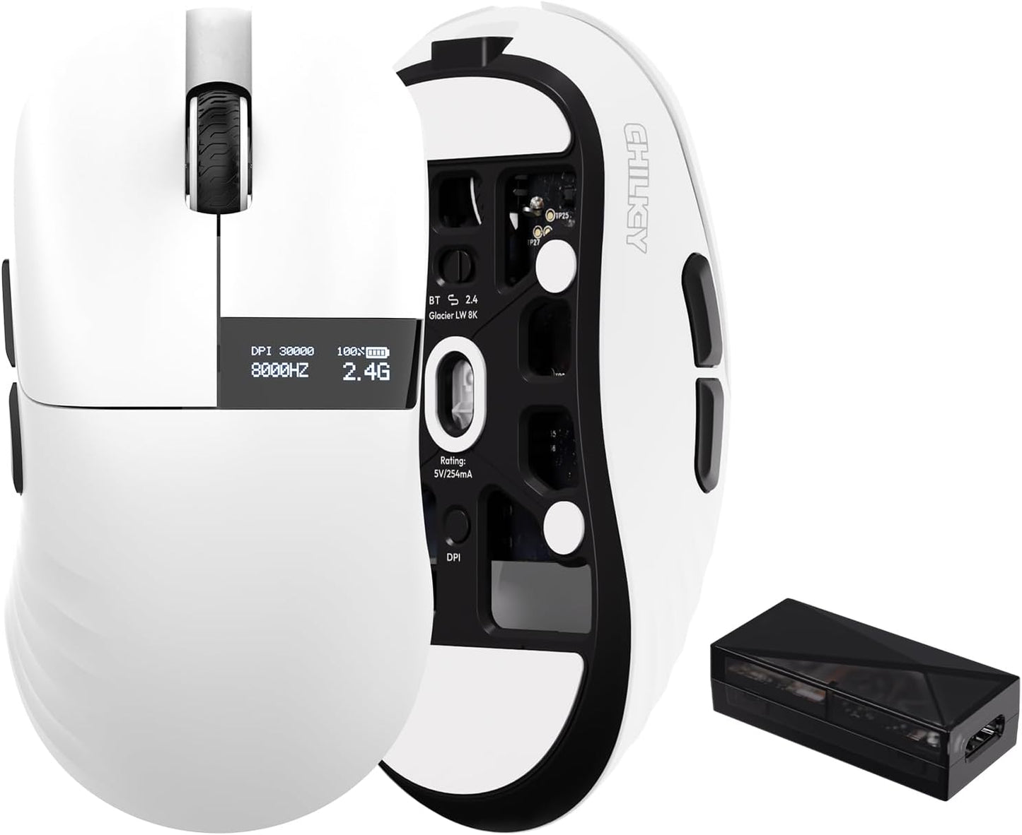 Chilkey Glacier LW 8K M Wireless Gaming Mouse - Ultra Lightweight