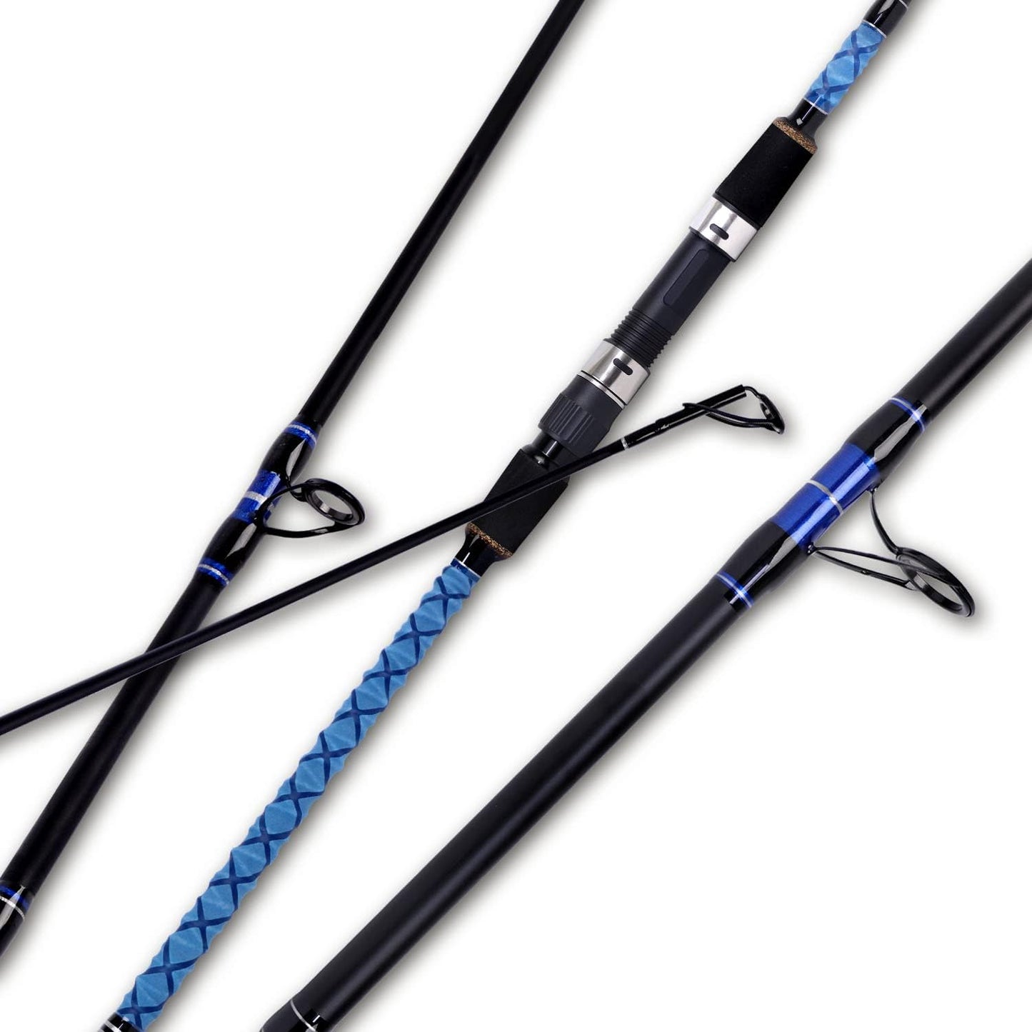 Fiblink Surf Spinning Fishing Rod - Lightweight Travel Design
