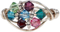 Mother's Birthstone Ring in Sterling Silver - Personalized 7-Stone
