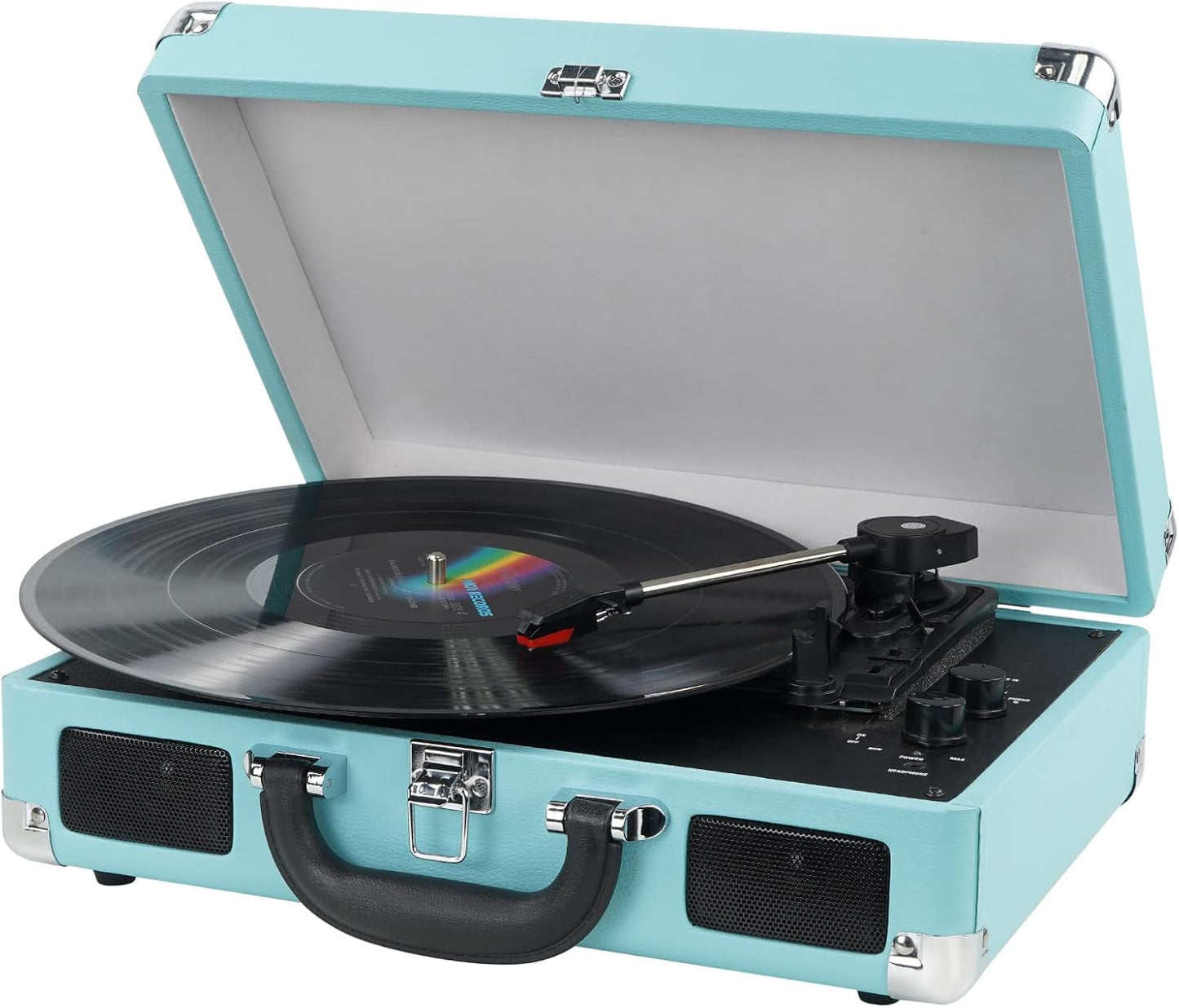 Vinyl Record Player Wireless Turntable with Built-in Speakers