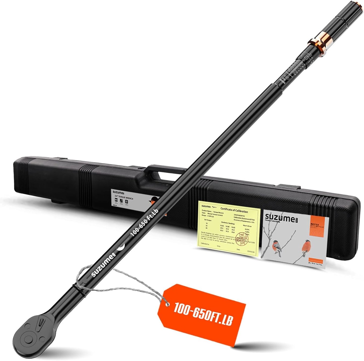 SUZUME 3/4 Torque Wrench for Heavy-Duty Industrial Use
