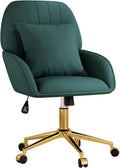 Comfy Home Office Desk Chair with Adjustable Swivel Wheels