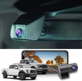Fitcamx Front 2K Rear 1080P Dash Cam for Ford F150 F250