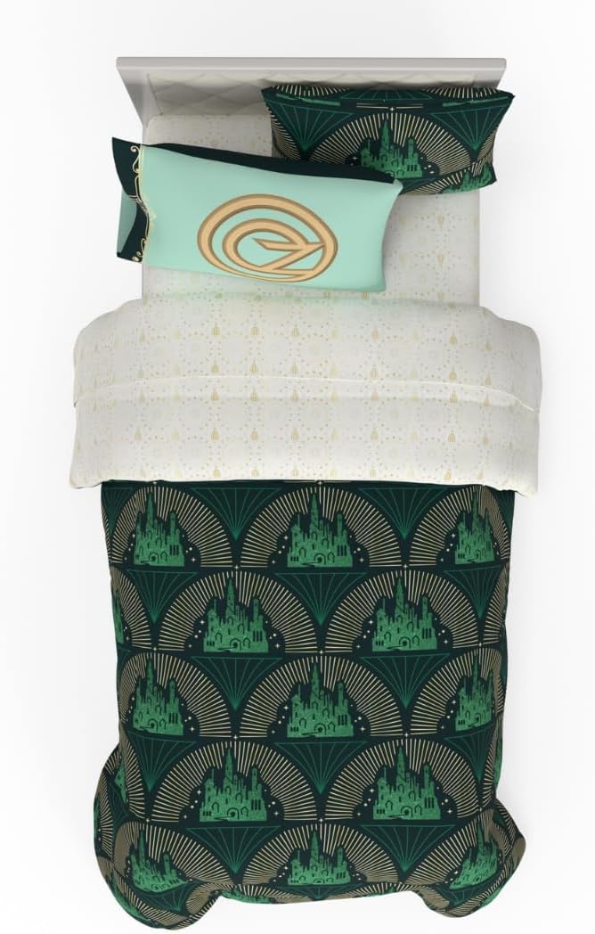 Wicked Lux Bedding 5 Piece Twin Set with Reversible Comforter