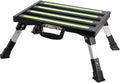 Aluminum RV Steps 4-Level Adjustable Folding Step Stool - Supports