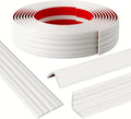 Wall Corner Protector 2.36in x 20in White - Peel & Stick Edge Guard