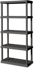 Sterilite 4-Pack 5 Shelf Unit Heavy-Duty Shelving - Sturdy Storage