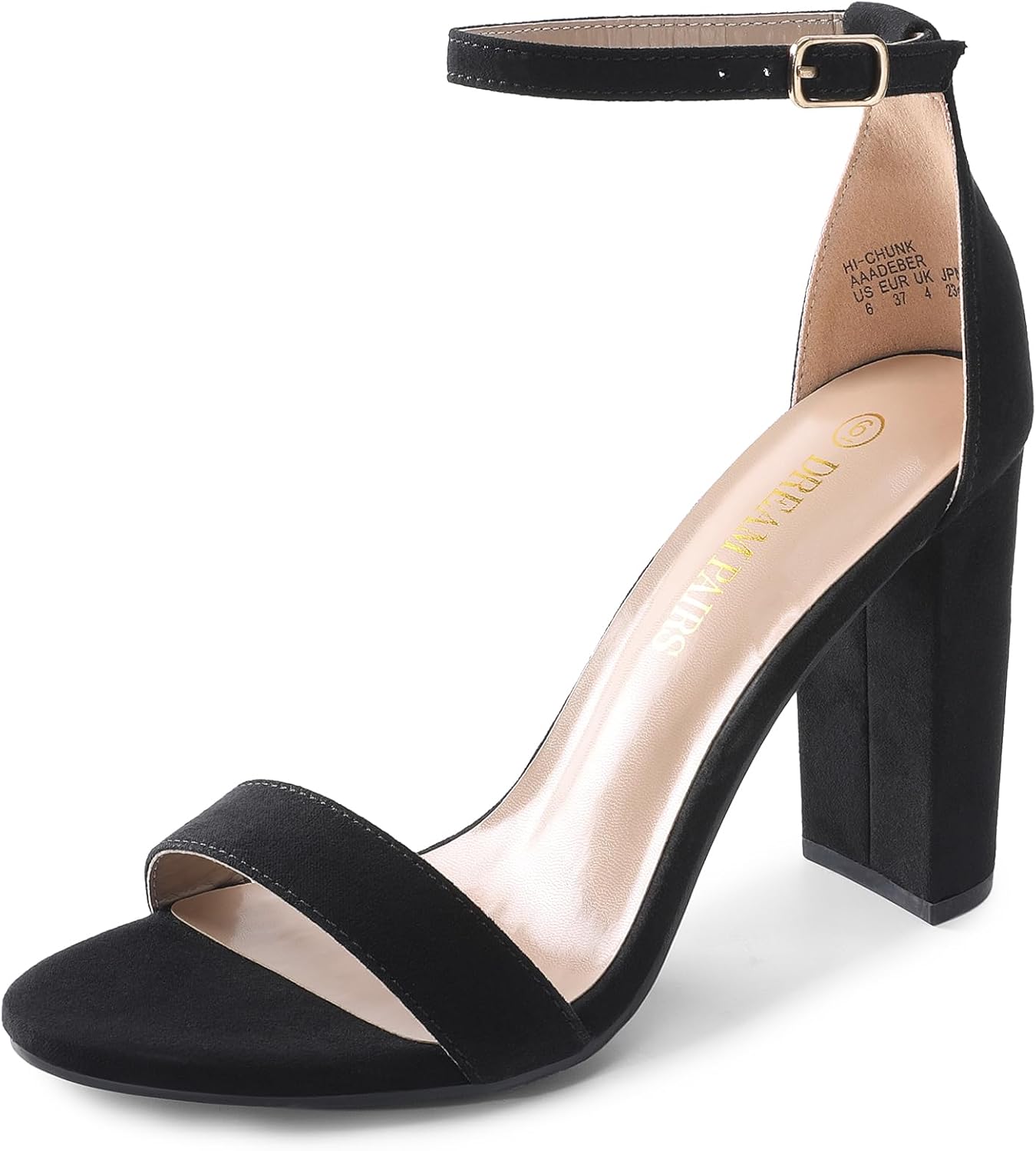 DREAM PAIRS Women's Hi-Chunk High Heel Pump Sandals Review