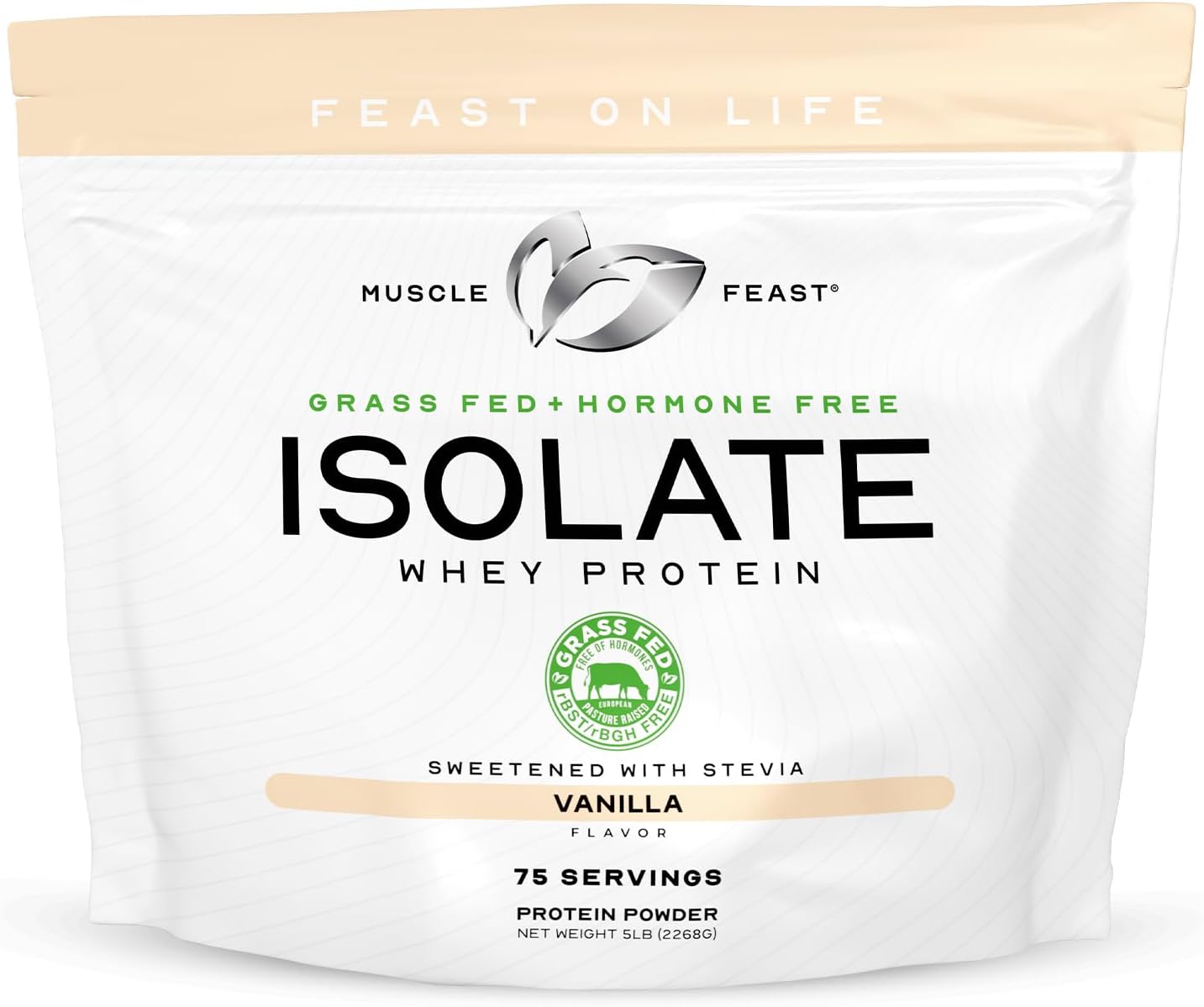 Grass-Fed Whey Protein Isolate for Clean Nutrition and Taste