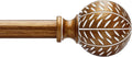 Gold Curtain Rods for Windows 36 to 150 in - Heavy Duty Decorative Rod