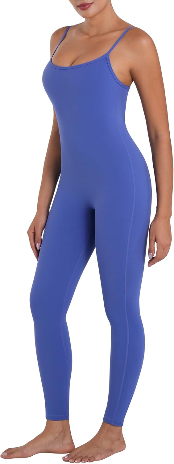 Sunzel Workout Jumpsuits for Women: Adjustable Spaghetti Strap