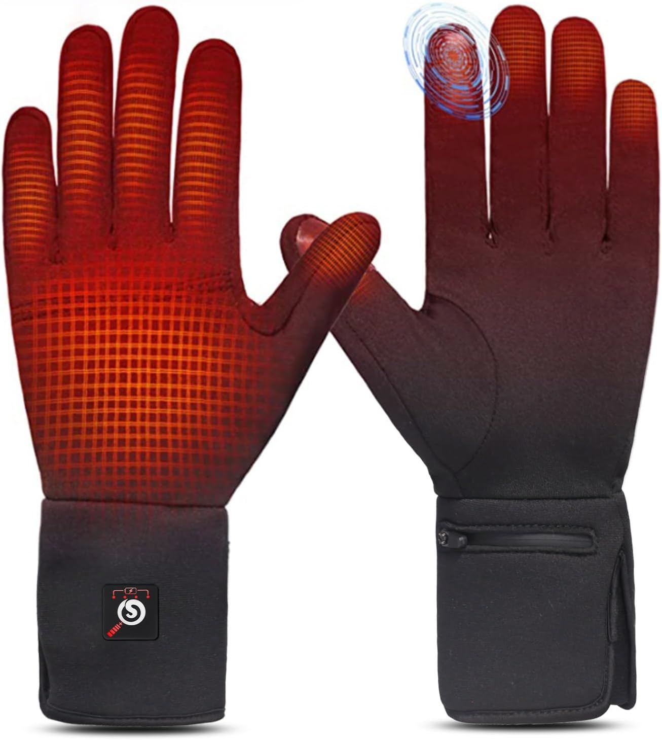 SAVIOR HEAT Heated Glove Liners for Men and Women - Winter Warmth