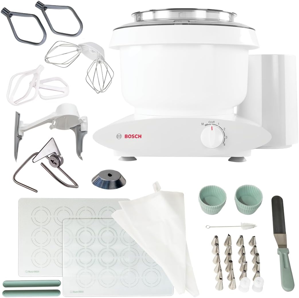 Bosch Universal Plus Stand Mixer with NutriMill Baker's Pack