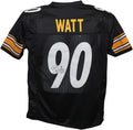 TJ Watt Autographed Pro Style Black XL Jersey for Fans