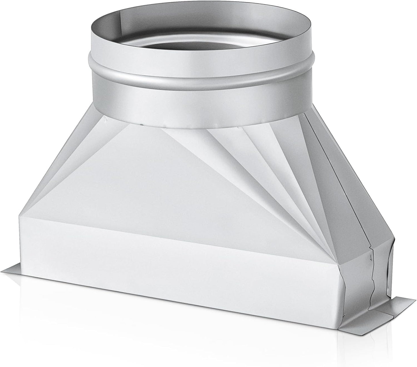 Tandefio 3-1/4in x 10in x 6in Galvanized Duct Transition Kit