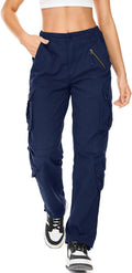 Womens Cargo Army Combat Work Pants with 8 Pockets - Comfortable