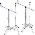 GRIFFIN Cymbal Stand Combo 4 Pack - Stable Boom & Straight Mounts