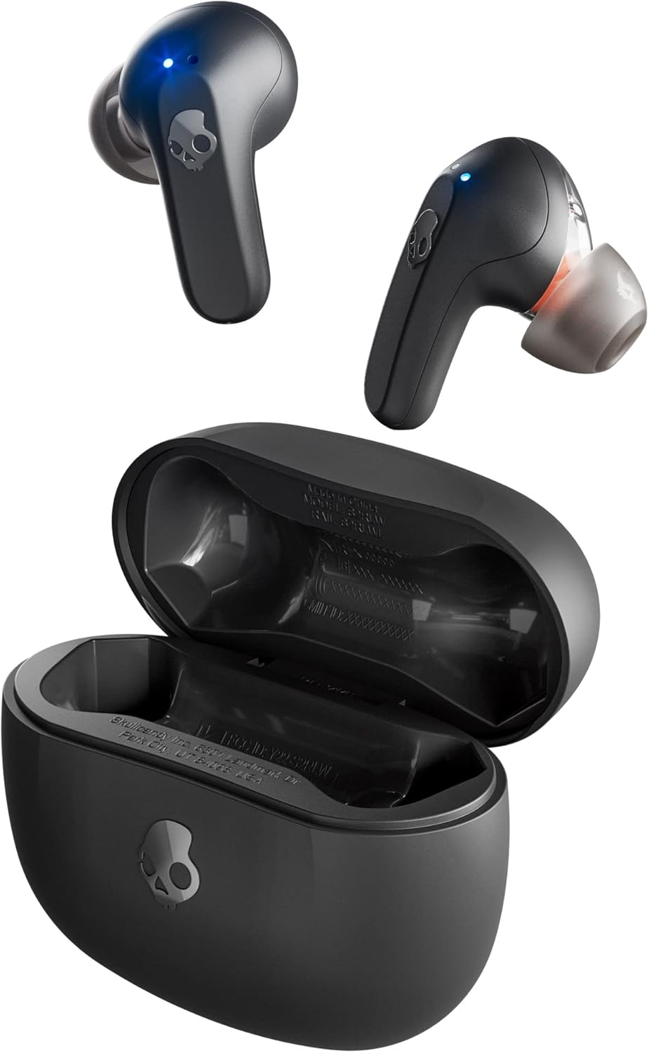 Skullcandy Rail Earbuds: 42-Hr Battery, Skull-iQ, Alexa, Mic - Black