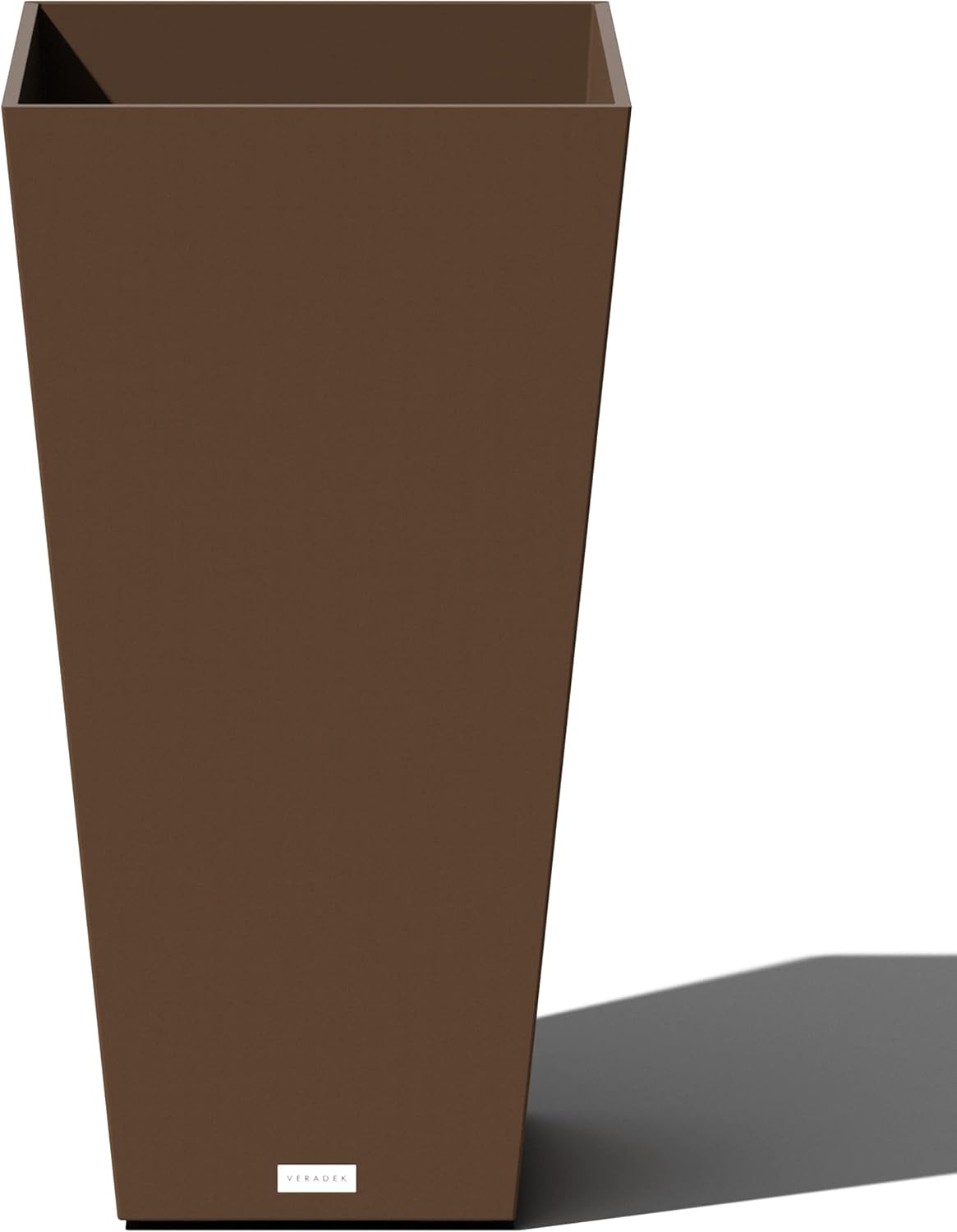 Veradek V-Resin Indoor/Outdoor Taper Planter for Modern Spaces