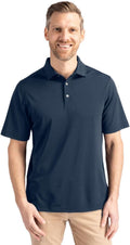 Cutter & Buck Virtue Eco Pique Recycled Polo - Versatile Comfort trims