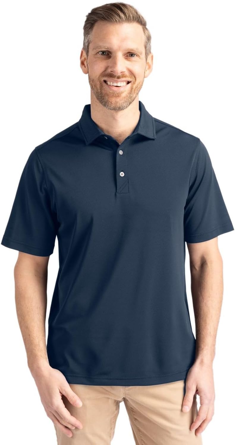Cutter & Buck Men's Short Sleeve Eco Pique Polo Shirt Review