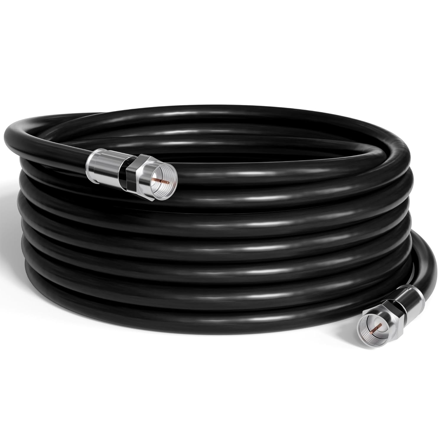 High Speed 200 FT Coaxial Cable for Internet and Satellite Use