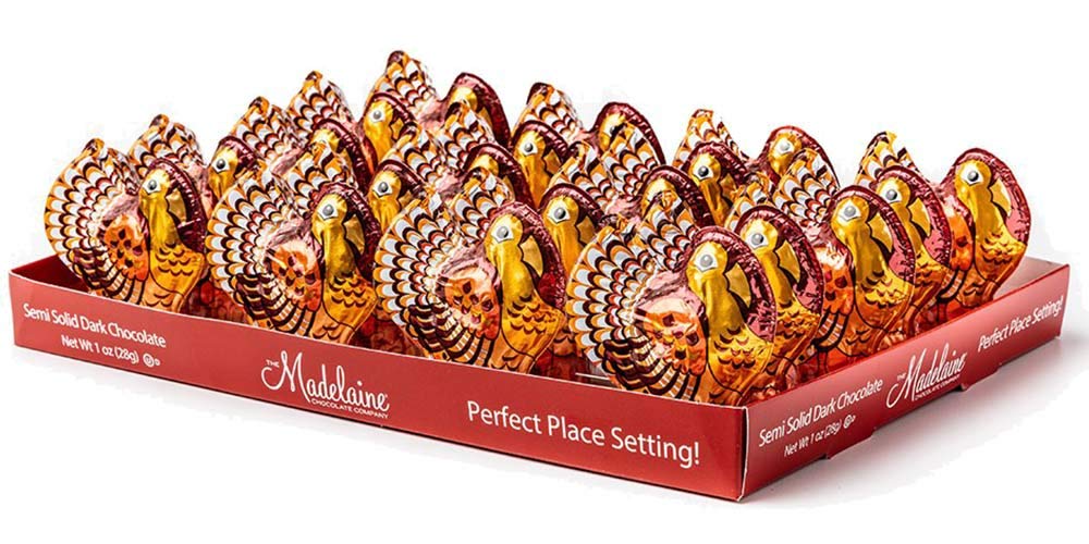 Madelaine Dark Chocolate Turkey Candy for Thanksgiving Treats