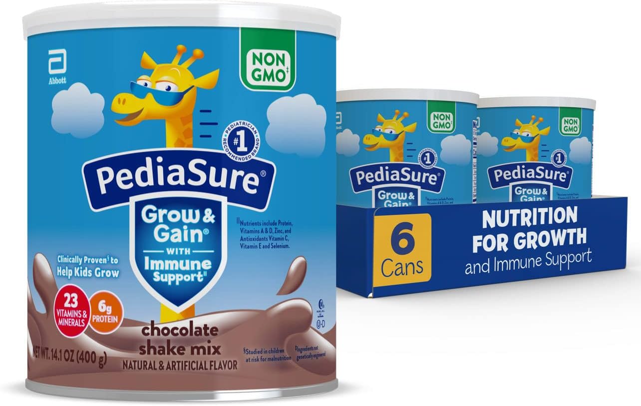 PediaSure Grow & Gain Shake Mix for Kids Nutrition Support