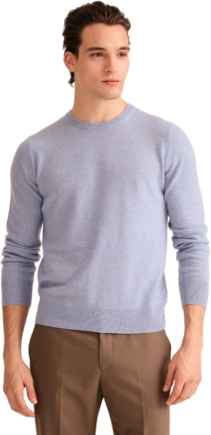 NAADAM Mens Original Cashmere Crewneck Sweater - Classic Fit
