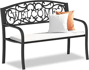 Sturdy Weatherproof Outdoor Bench for Garden and Patio Use