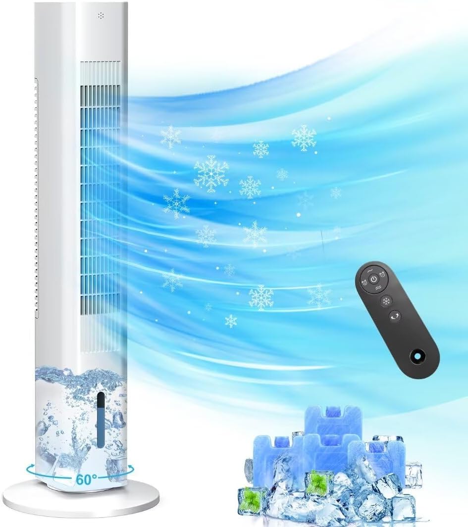 Portable Evaporative Air Cooler with Remote Control - BIESQYA