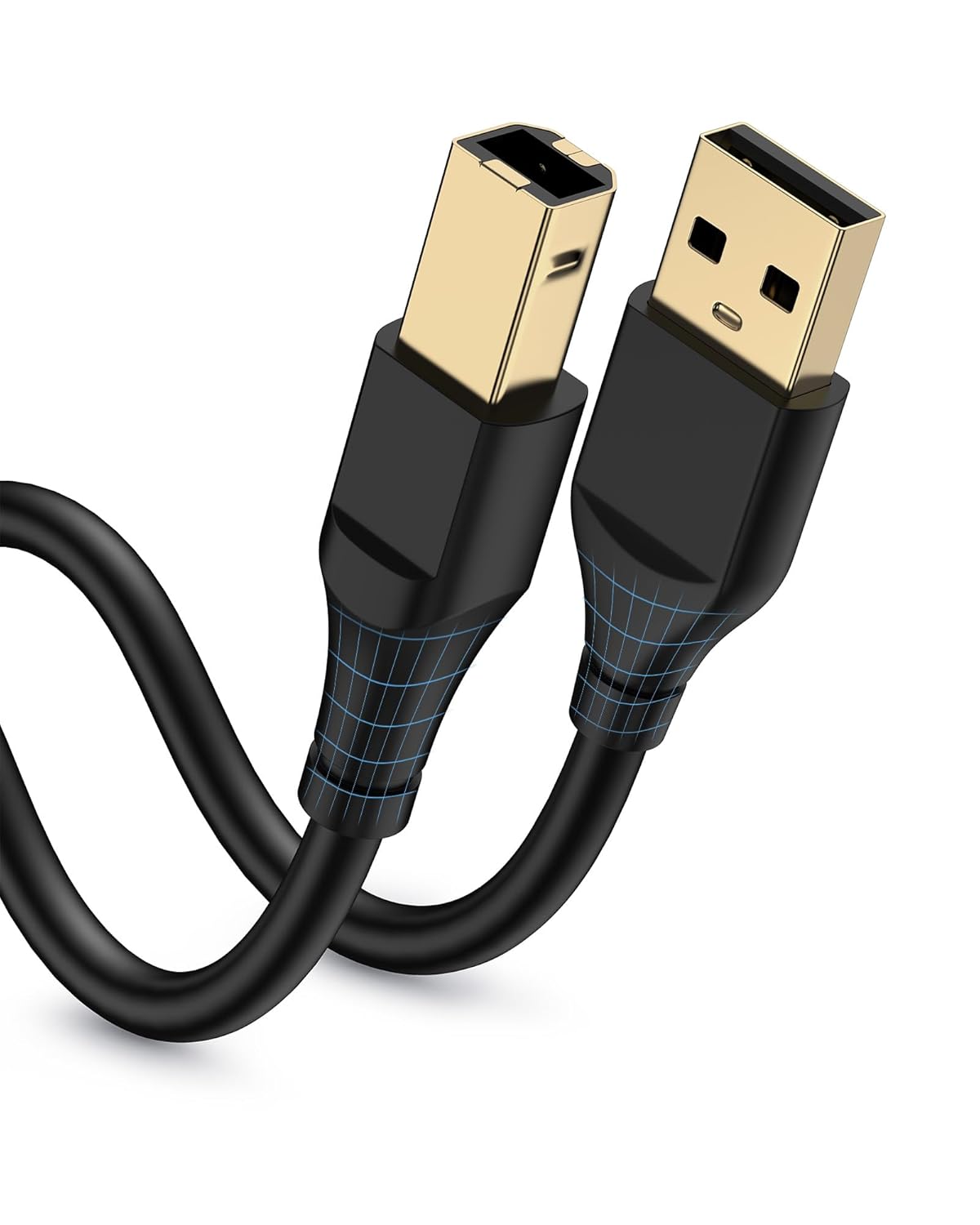 High-Speed 6ft USB Printer Cable - Smooth Printing Connection