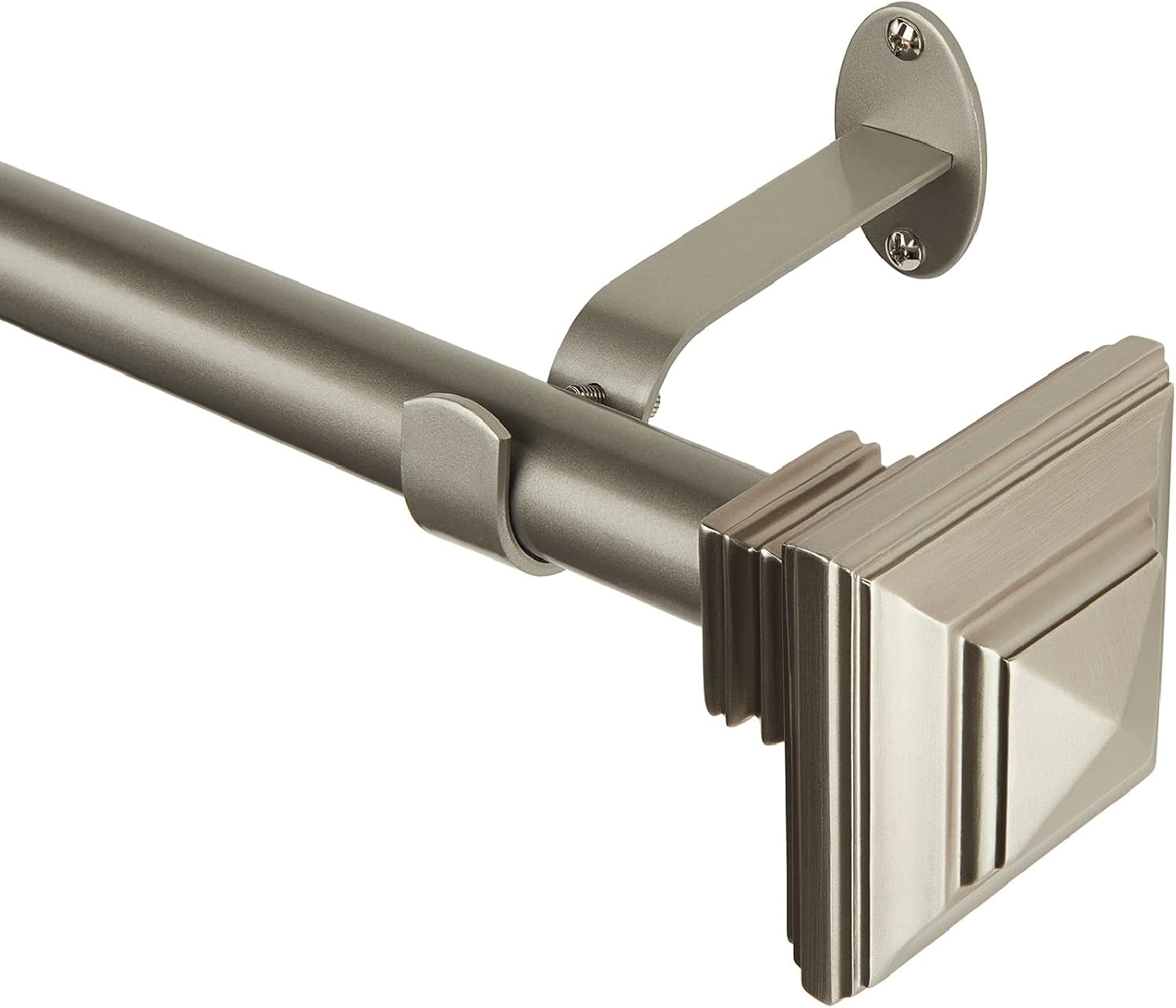 Enhance Decor: Florence 1 Curtain Rod (Polished Nickel)