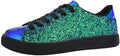 LUCKY STEP Glitter Shoes Sparkly Bling Shiny Lace up