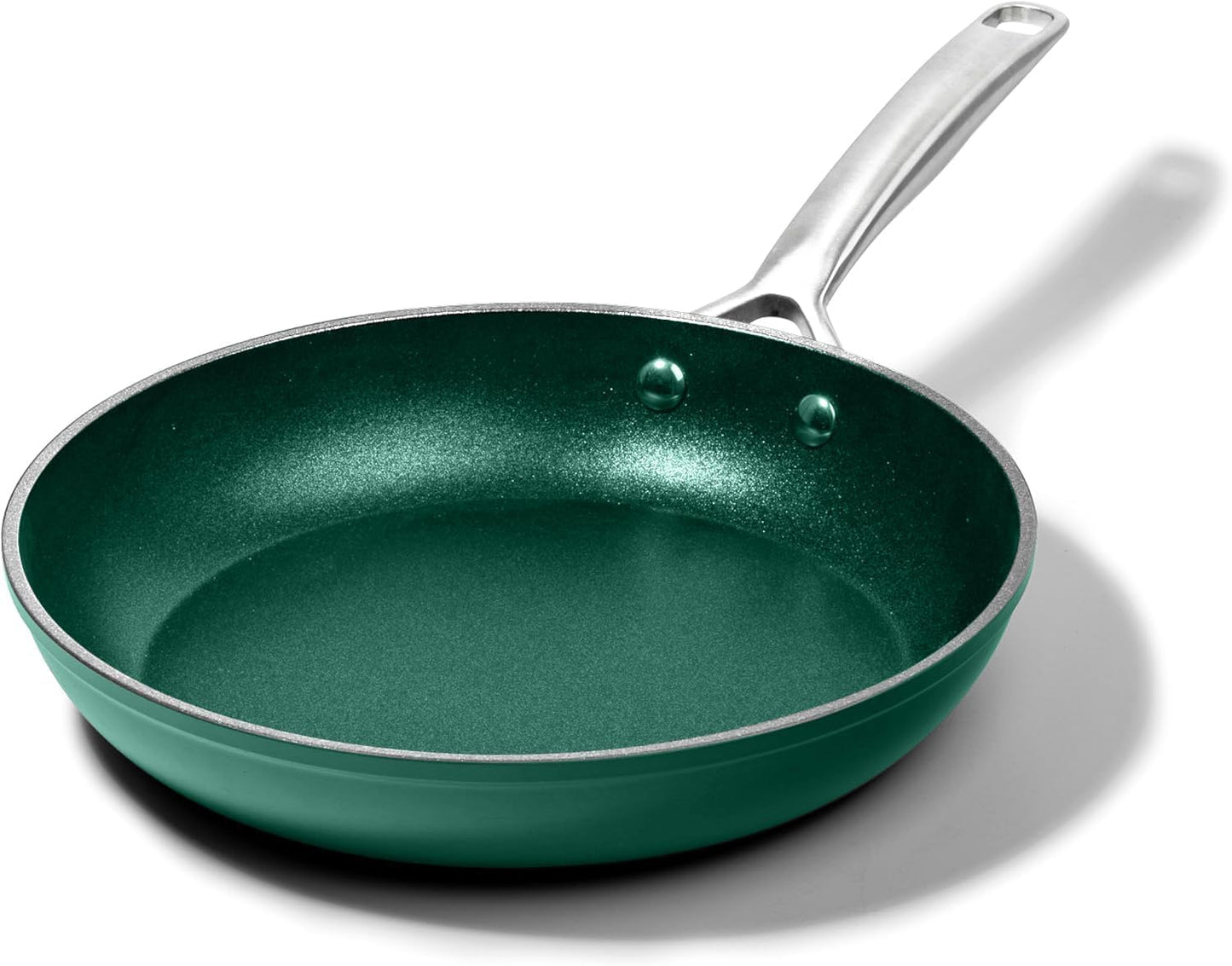 Granitestone 12 Inch Emerald Green Nonstick Frying Pan Skillet
