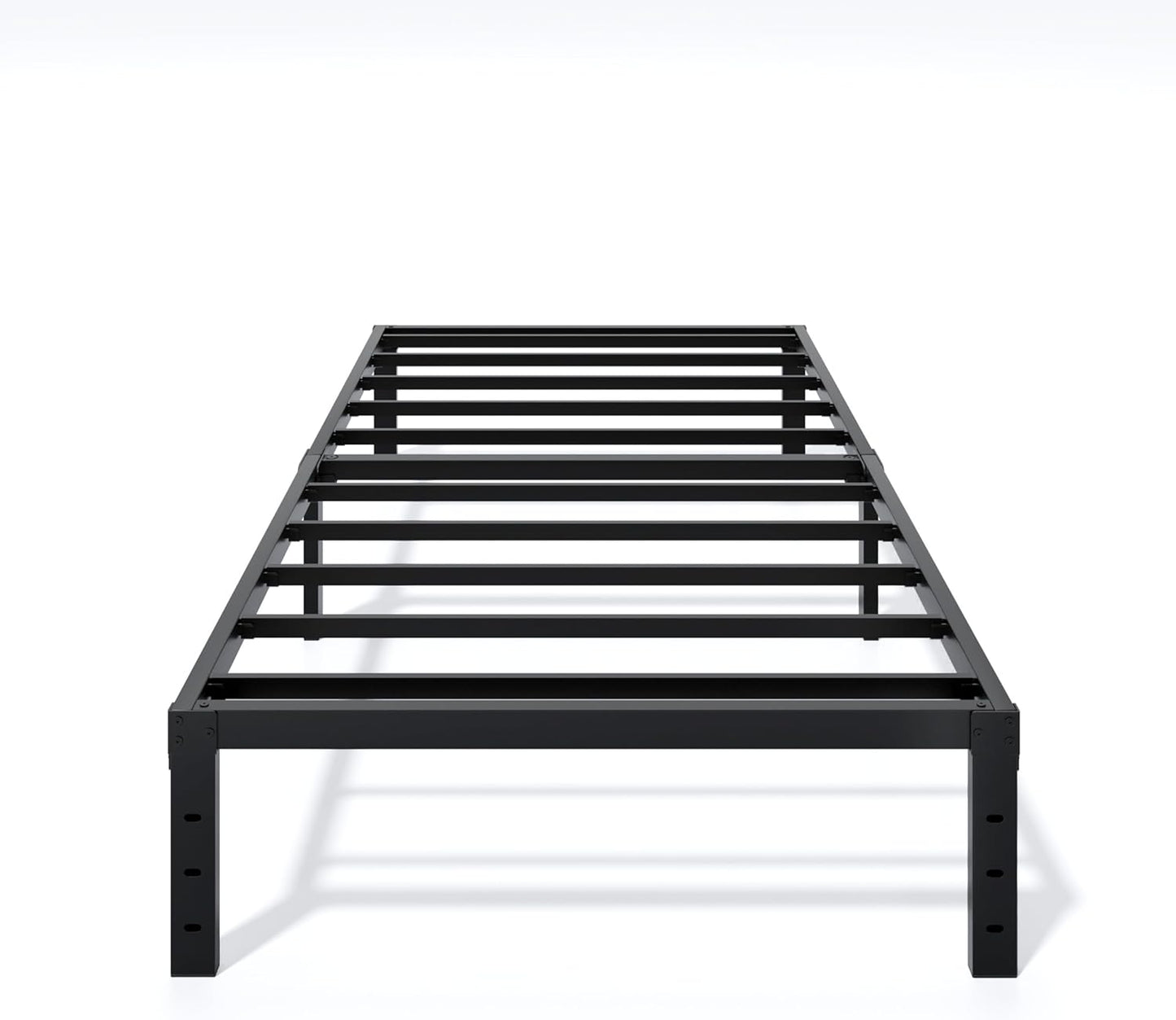 Metal Bed Frame Twin Size - Heavy-Duty Platform for Storage