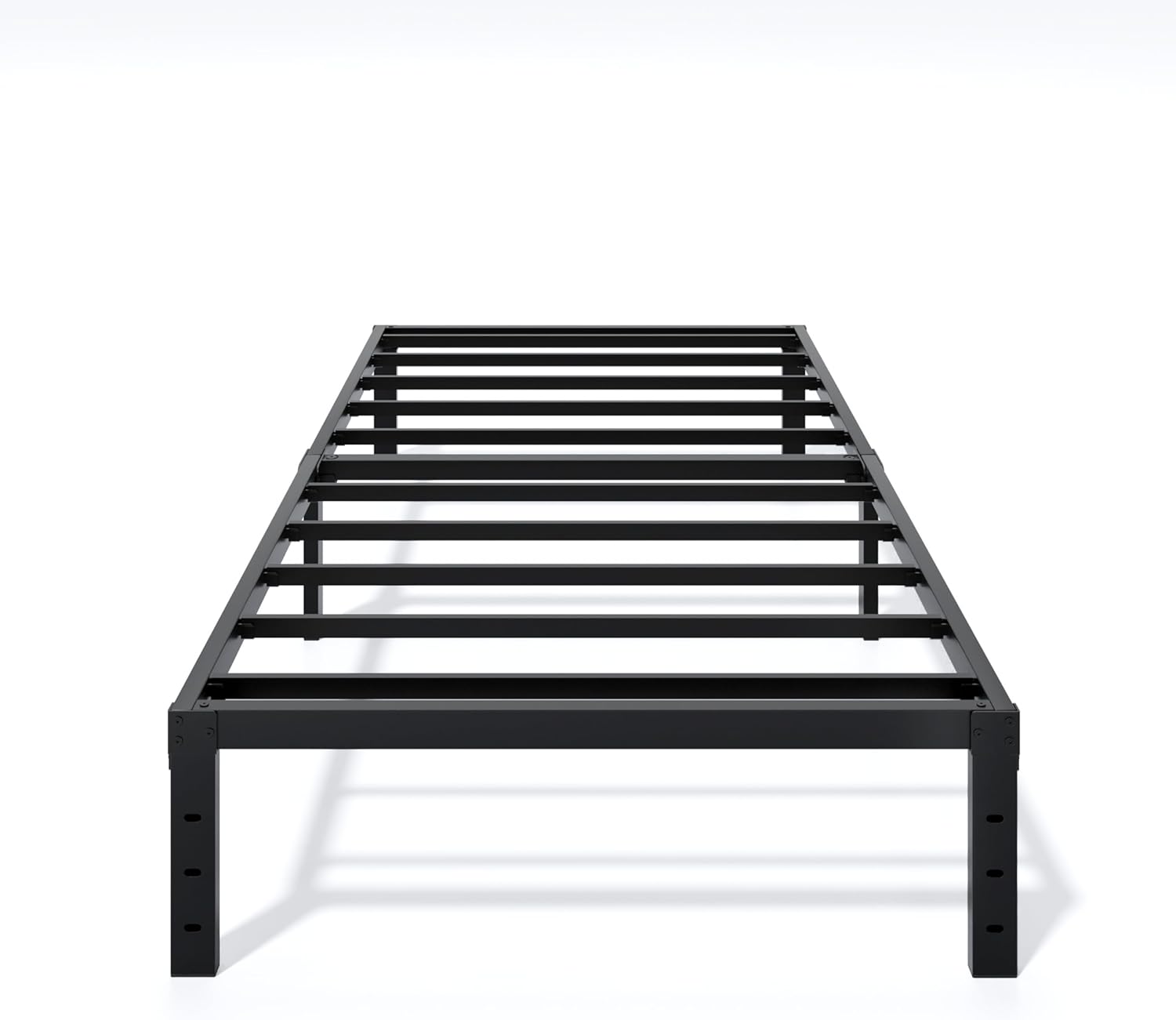 Metal Bed Frame Twin Size - Heavy-Duty Platform for Storage