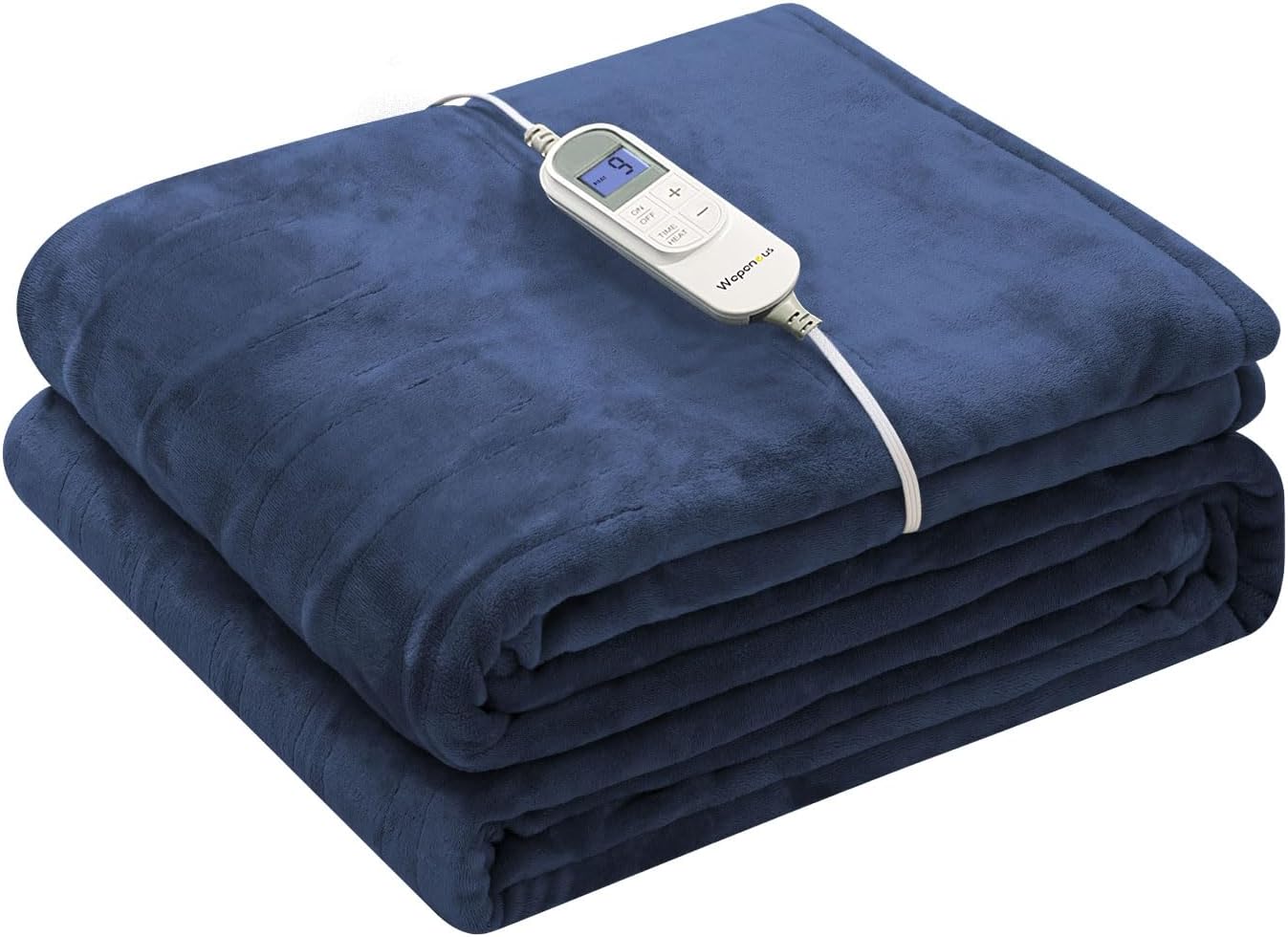 Wapaneus Heated Blanket Full Size 72in x 84in with 10 Heat Levels