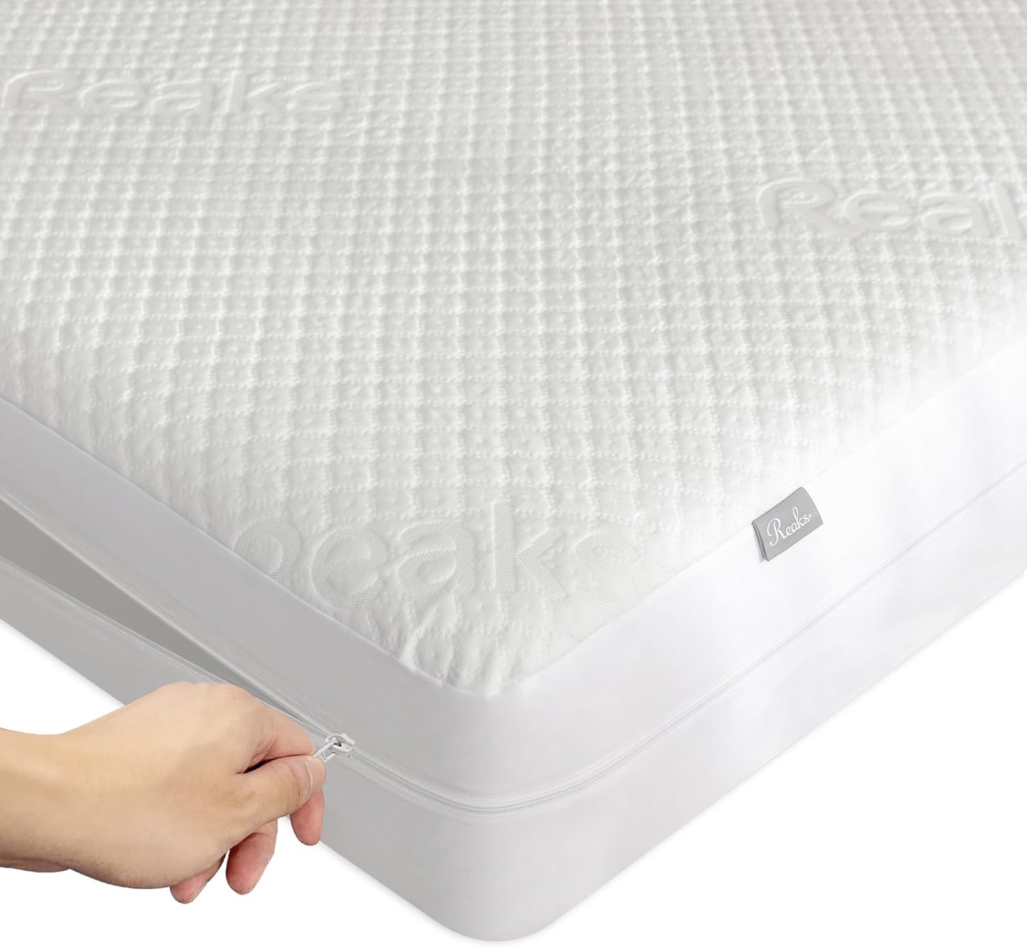 Twin Size Mattress Protector with Zipper - 100% Waterproof Cover