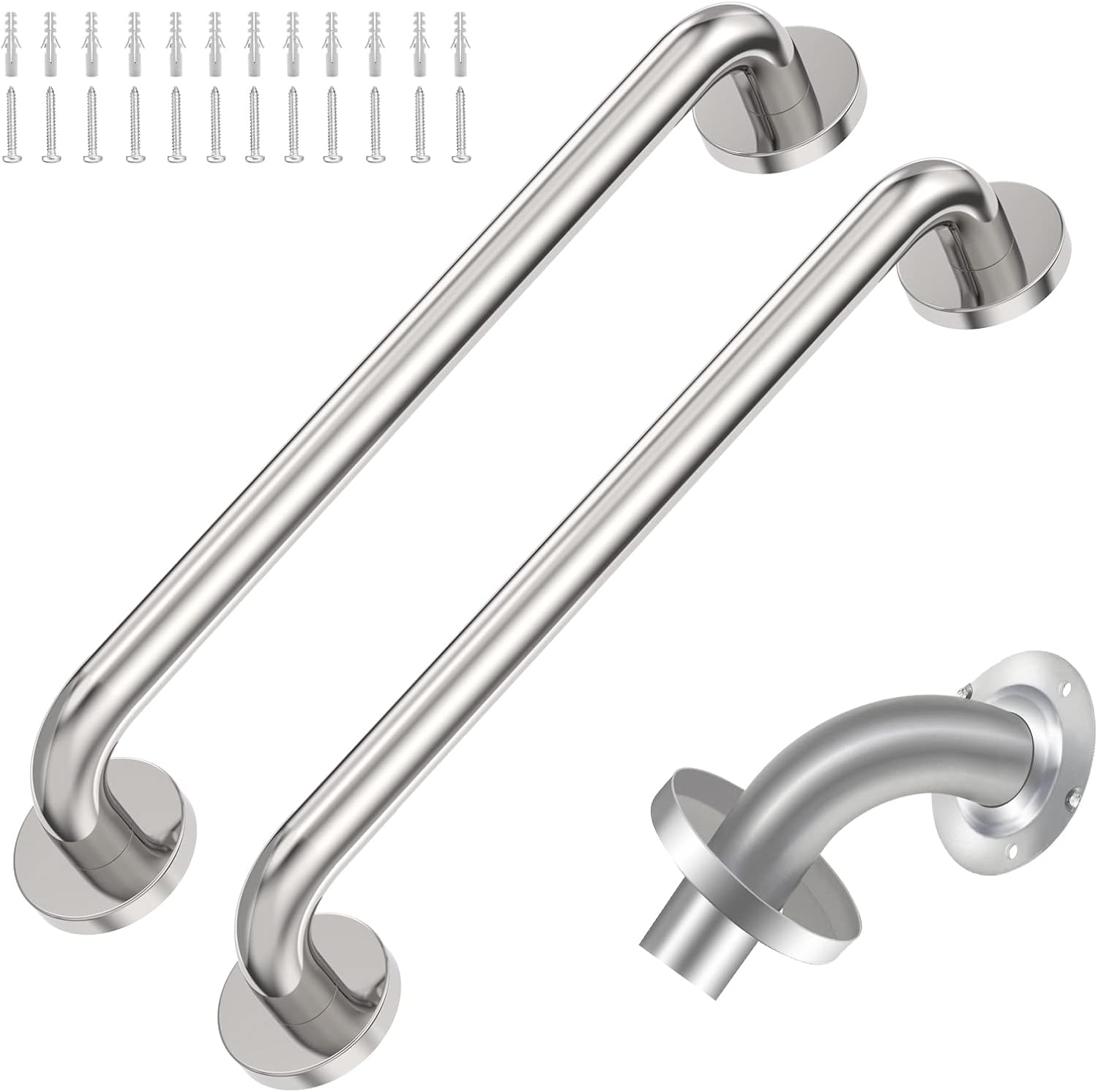 18 Inch Chrome Stainless Steel Shower Grab Bars for Safety